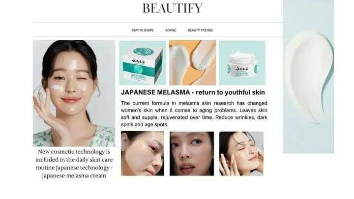 HOT JAPANESE Melasma Cream | Dark Spots Removal Cream