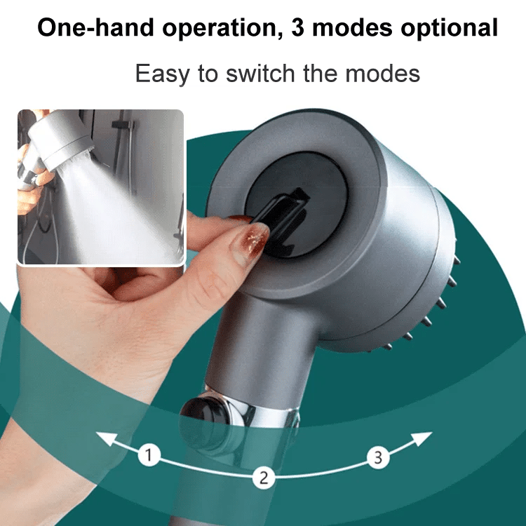 Multi-functional High Pressure Shower Head Set